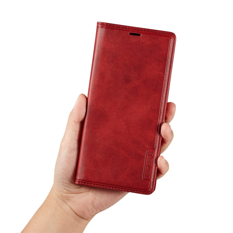 For Galaxy S8 LC.IMEEKE LC-001 Series PU + TPU Color Matching Frosted Horizontal Flip Leather Case with Holder & Card Slot