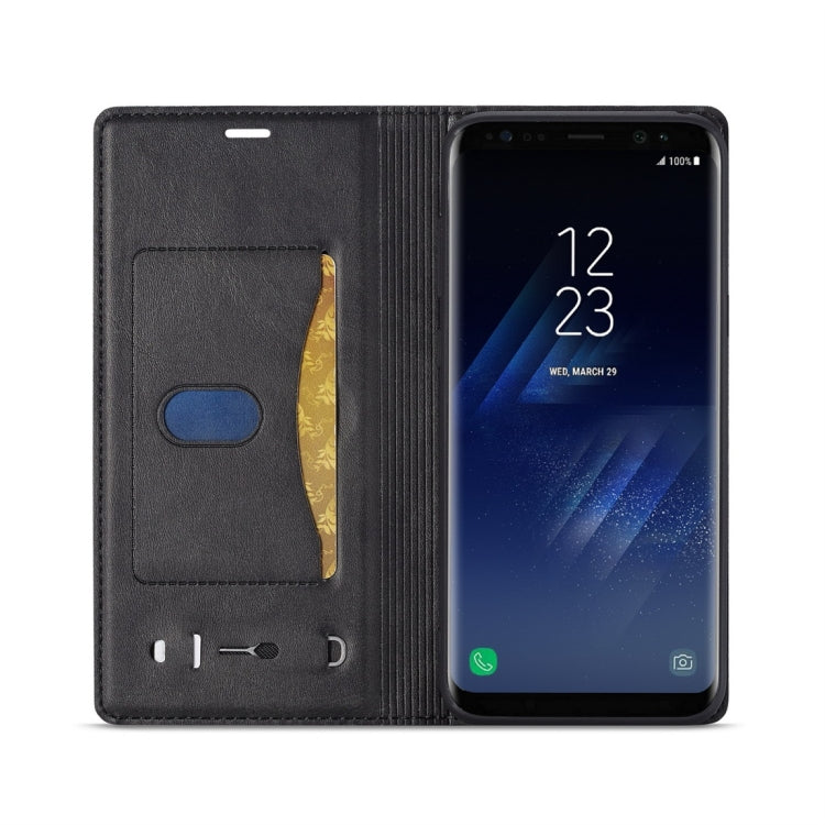 For Galaxy S8+ LC.IMEEKE LC-001 Series PU + TPU Color Matching Frosted Horizontal Flip Leather Case with Holder & Card Slot
