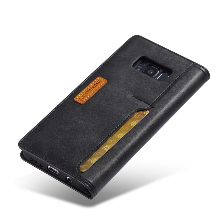 For Galaxy S8+ LC.IMEEKE LC-001 Series PU + TPU Color Matching Frosted Horizontal Flip Leather Case with Holder & Card Slot