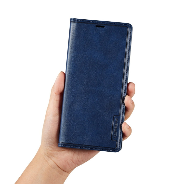 For Galaxy S8+ LC.IMEEKE LC-001 Series PU + TPU Color Matching Frosted Horizontal Flip Leather Case with Holder & Card Slot