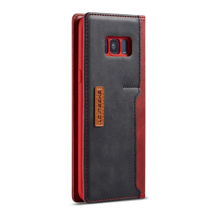 For Galaxy S8+ LC.IMEEKE LC-001 Series PU + TPU Color Matching Frosted Horizontal Flip Leather Case with Holder & Card Slot