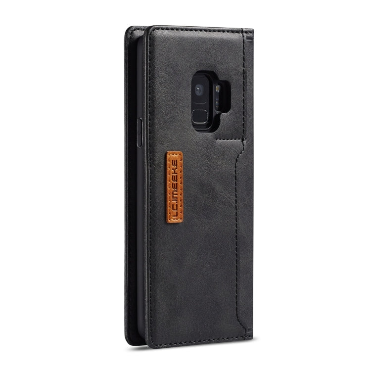 For Galaxy S9 LC.IMEEKE LC-001 Series PU + TPU Color Matching Frosted Horizontal Flip Leather Case with Holder & Card Slot