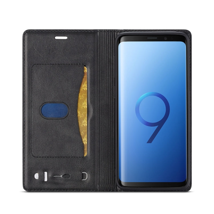 For Galaxy S9 LC.IMEEKE LC-001 Series PU + TPU Color Matching Frosted Horizontal Flip Leather Case with Holder & Card Slot