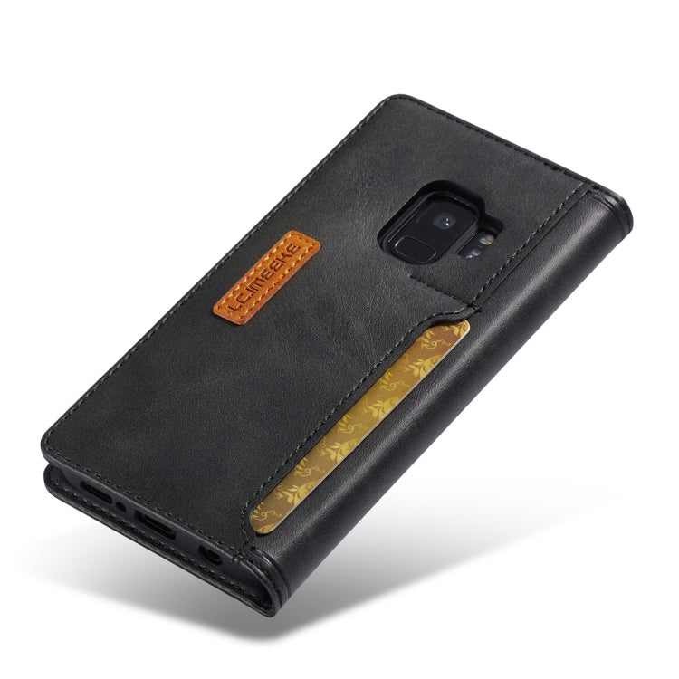 For Galaxy S9 LC.IMEEKE LC-001 Series PU + TPU Color Matching Frosted Horizontal Flip Leather Case with Holder & Card Slot