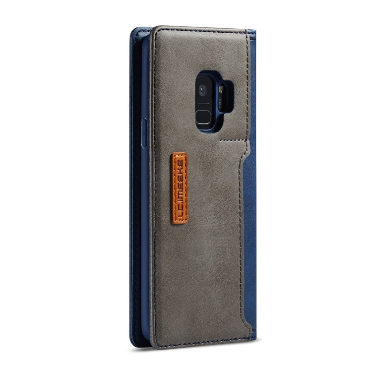 For Galaxy S9 LC.IMEEKE LC-001 Series PU + TPU Color Matching Frosted Horizontal Flip Leather Case with Holder & Card Slot