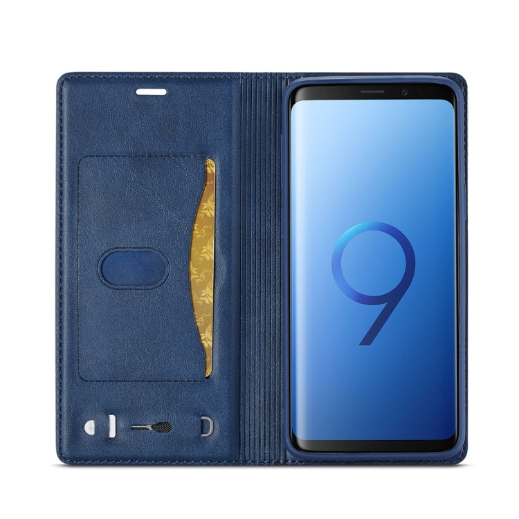 For Galaxy S9 LC.IMEEKE LC-001 Series PU + TPU Color Matching Frosted Horizontal Flip Leather Case with Holder & Card Slot