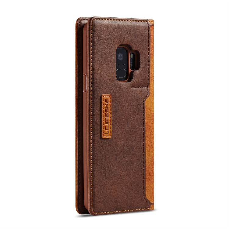 For Galaxy S9 LC.IMEEKE LC-001 Series PU + TPU Color Matching Frosted Horizontal Flip Leather Case with Holder & Card Slot