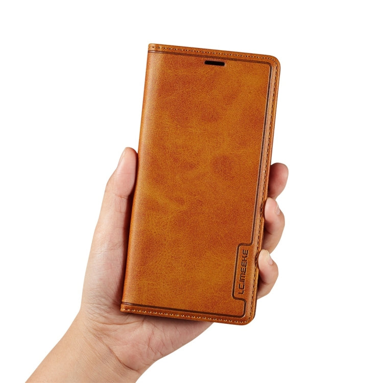 For Galaxy S9 LC.IMEEKE LC-001 Series PU + TPU Color Matching Frosted Horizontal Flip Leather Case with Holder & Card Slot