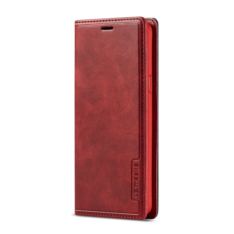 For Galaxy S9 LC.IMEEKE LC-001 Series PU + TPU Color Matching Frosted Horizontal Flip Leather Case with Holder & Card Slot