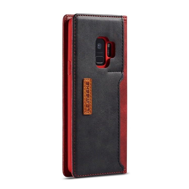 For Galaxy S9 LC.IMEEKE LC-001 Series PU + TPU Color Matching Frosted Horizontal Flip Leather Case with Holder & Card Slot