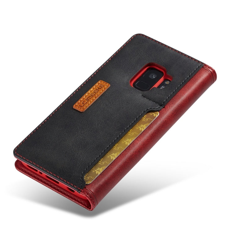 For Galaxy S9 LC.IMEEKE LC-001 Series PU + TPU Color Matching Frosted Horizontal Flip Leather Case with Holder & Card Slot