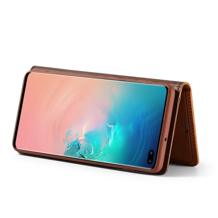 For Galaxy S10 LC.IMEEKE LC-001 Series PU + TPU Color Matching Frosted Horizontal Flip Leather Case with Holder & Card Slot