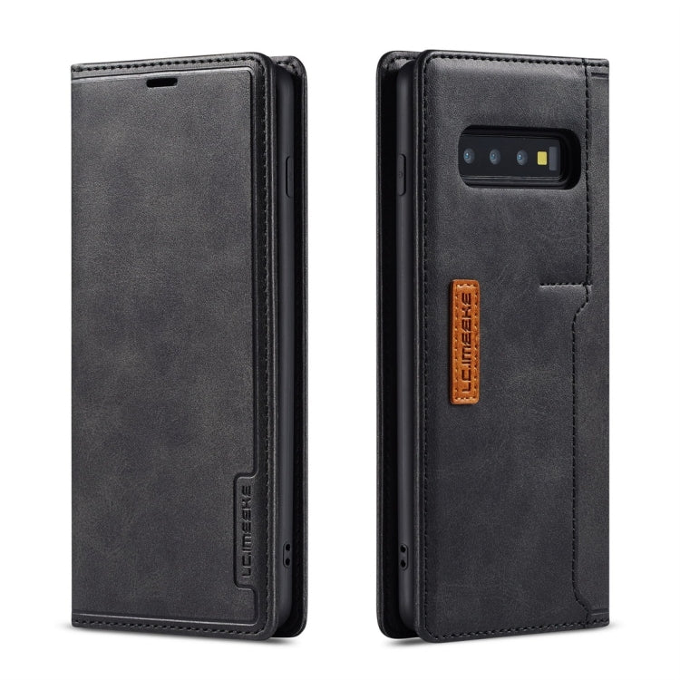 For Galaxy S10e LC.IMEEKE LC-001 Series PU + TPU Color Matching Frosted Horizontal Flip Leather Case with Holder & Card Slot