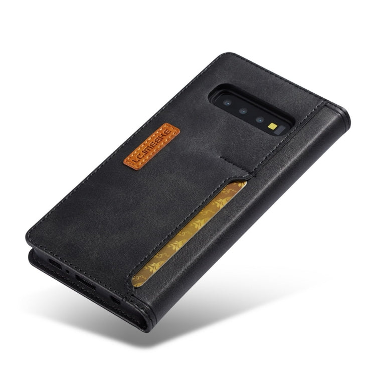 For Galaxy S10e LC.IMEEKE LC-001 Series PU + TPU Color Matching Frosted Horizontal Flip Leather Case with Holder & Card Slot
