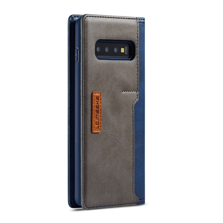 For Galaxy S10e LC.IMEEKE LC-001 Series PU + TPU Color Matching Frosted Horizontal Flip Leather Case with Holder & Card Slot