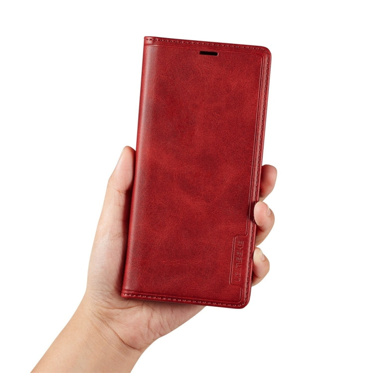 For Galaxy S10e LC.IMEEKE LC-001 Series PU + TPU Color Matching Frosted Horizontal Flip Leather Case with Holder & Card Slot