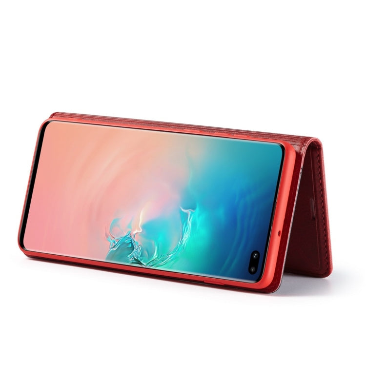For Galaxy S10+ LC.IMEEKE LC-001 Series PU + TPU Color Matching Frosted Horizontal Flip Leather Case with Holder & Card Slot