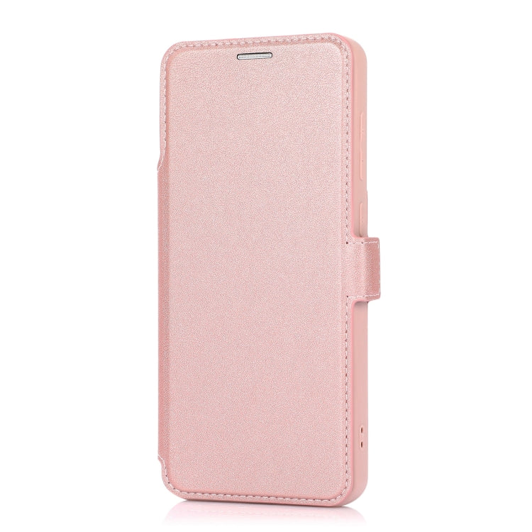 For Samsung Galaxy A21s Push Window Double Buckle PU + Silicone Horizontal Flip Leather Case with Holder & Card Slot