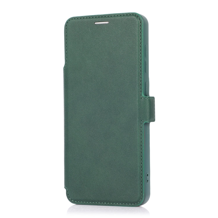 For Samsung Galaxy A21s Push Window Double Buckle PU + Silicone Horizontal Flip Leather Case with Holder & Card Slot