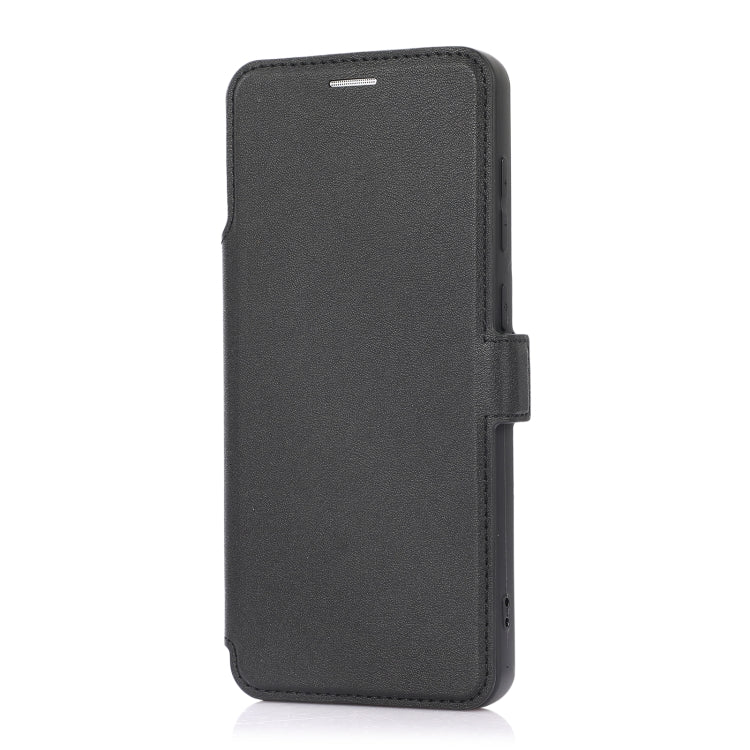 For Samsung Galaxy A21s Push Window Double Buckle PU + Silicone Horizontal Flip Leather Case with Holder & Card Slot