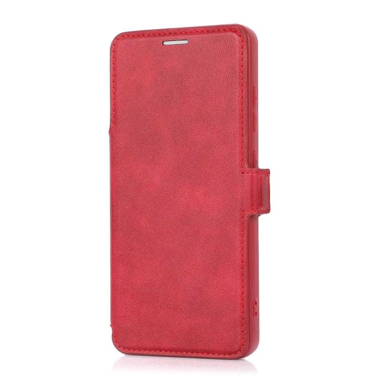 For Samsung Galaxy A52 5G / 4G Push Window Double Buckle PU + Silicone Horizontal Flip Leather Case with Holder & Card Slot