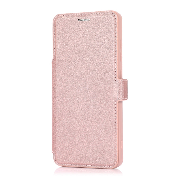 For Samsung Galaxy A52 5G / 4G Push Window Double Buckle PU + Silicone Horizontal Flip Leather Case with Holder & Card Slot