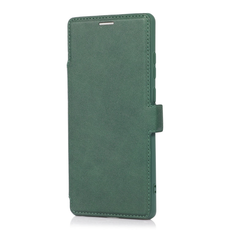 For Samsung Galaxy Note20 Ultra Push Window Double Buckle PU + Silicone Horizontal Flip Leather Case with Holder & Card Slot