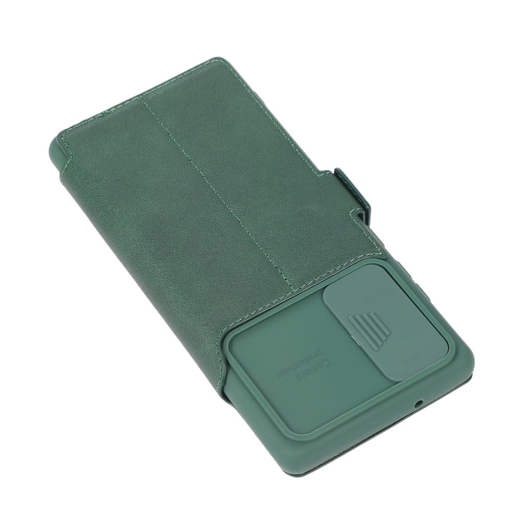 For Samsung Galaxy Note20 Ultra Push Window Double Buckle PU + Silicone Horizontal Flip Leather Case with Holder & Card Slot