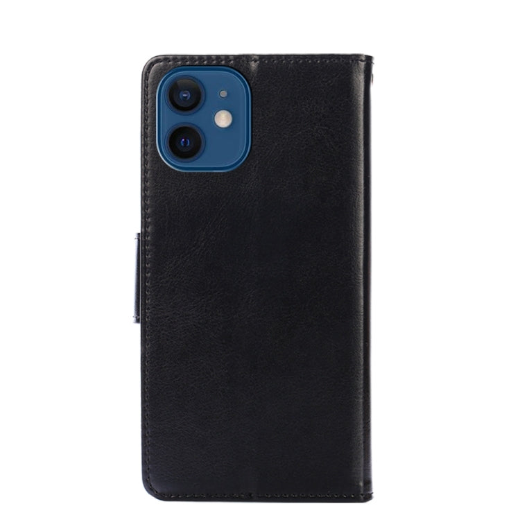 For iPhone 13 mini Crystal Texture Horizontal Flip Leather Case with Holder & Card Slots & Wallet