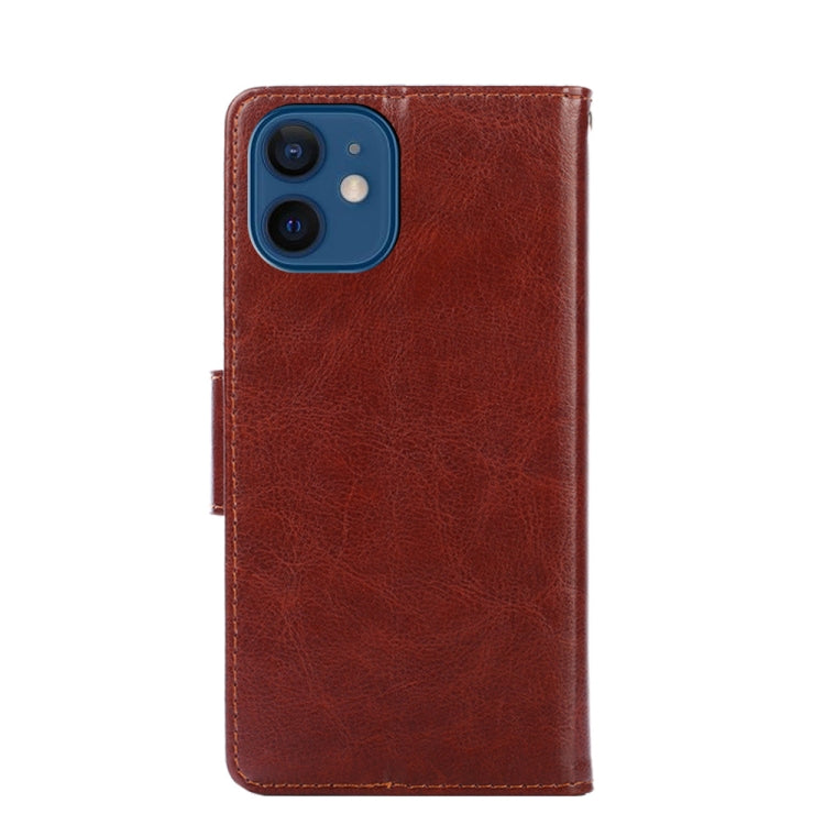 For iPhone 13 mini Crystal Texture Horizontal Flip Leather Case with Holder & Card Slots & Wallet