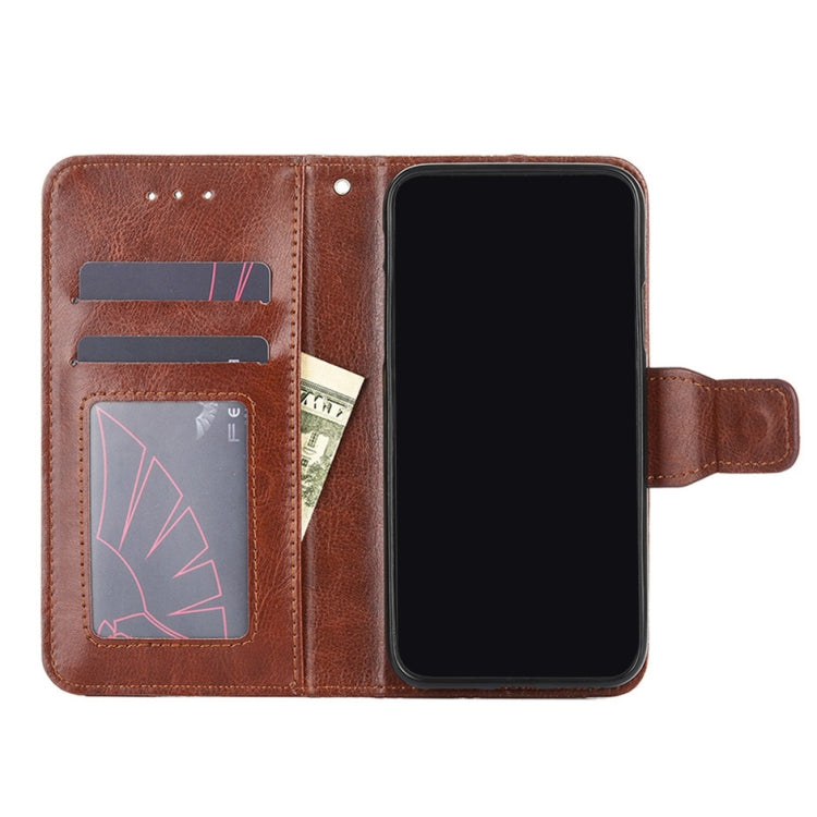 For iPhone 13 mini Crystal Texture Horizontal Flip Leather Case with Holder & Card Slots & Wallet