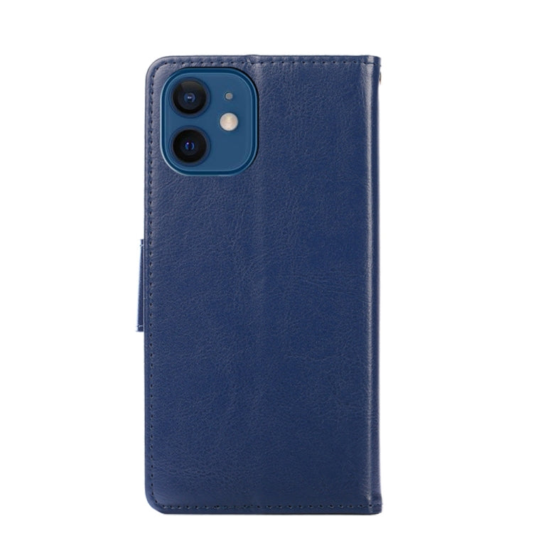 For iPhone 13 mini Crystal Texture Horizontal Flip Leather Case with Holder & Card Slots & Wallet