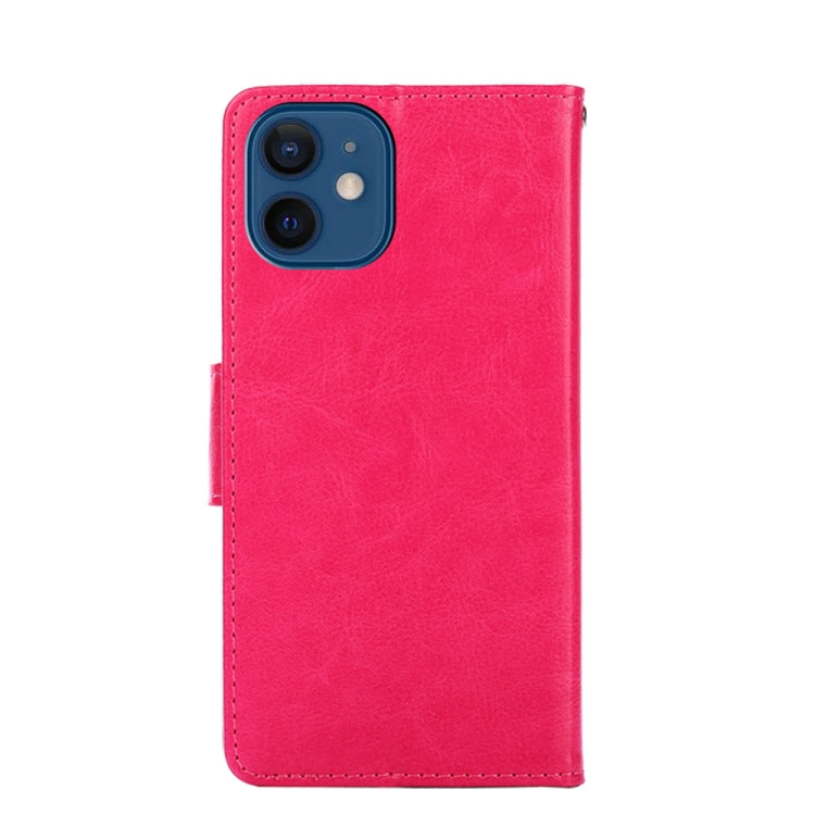 For iPhone 13 mini Crystal Texture Horizontal Flip Leather Case with Holder & Card Slots & Wallet