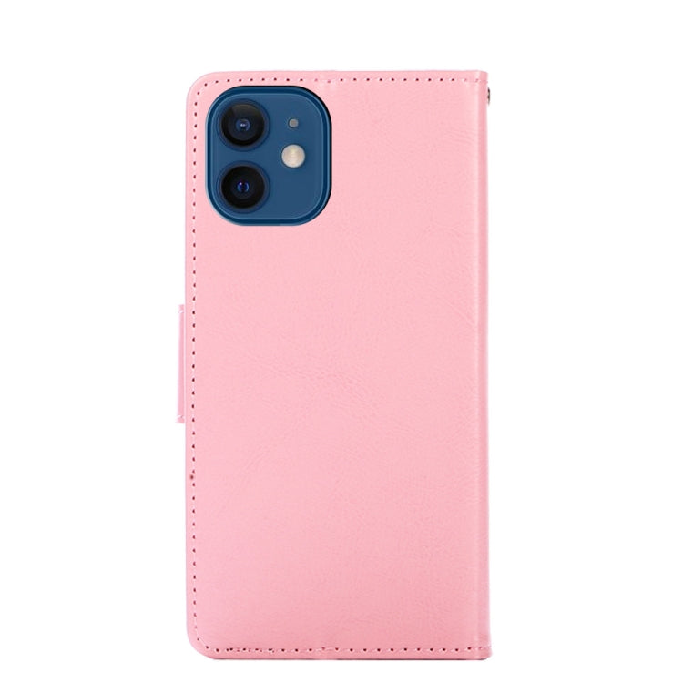 For iPhone 13 mini Crystal Texture Horizontal Flip Leather Case with Holder & Card Slots & Wallet