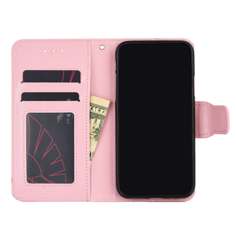 For iPhone 13 mini Crystal Texture Horizontal Flip Leather Case with Holder & Card Slots & Wallet