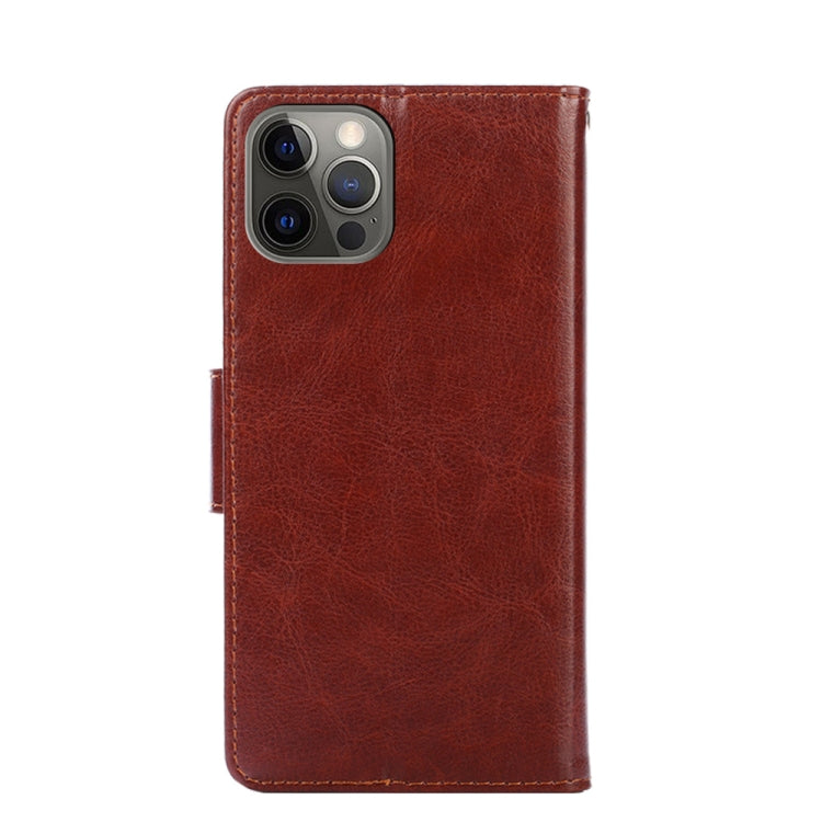 For iPhone 13 Pro Crystal Texture Horizontal Flip Leather Case with Holder & Card Slots & Wallet