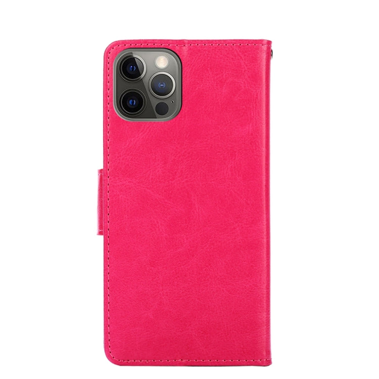 For iPhone 13 Pro Crystal Texture Horizontal Flip Leather Case with Holder & Card Slots & Wallet