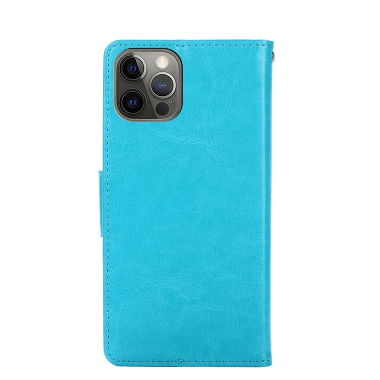 For iPhone 13 Pro Crystal Texture Horizontal Flip Leather Case with Holder & Card Slots & Wallet
