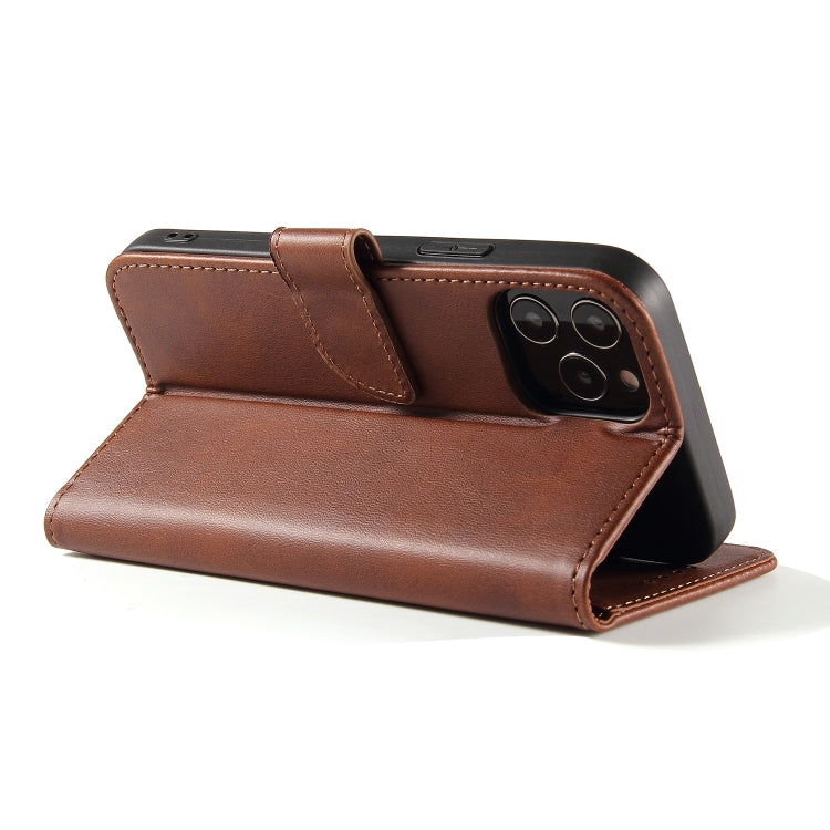 For iPhone 13 Calf Texture Buckle Horizontal Flip Leather Case with Holder & Card Slots & Wallet