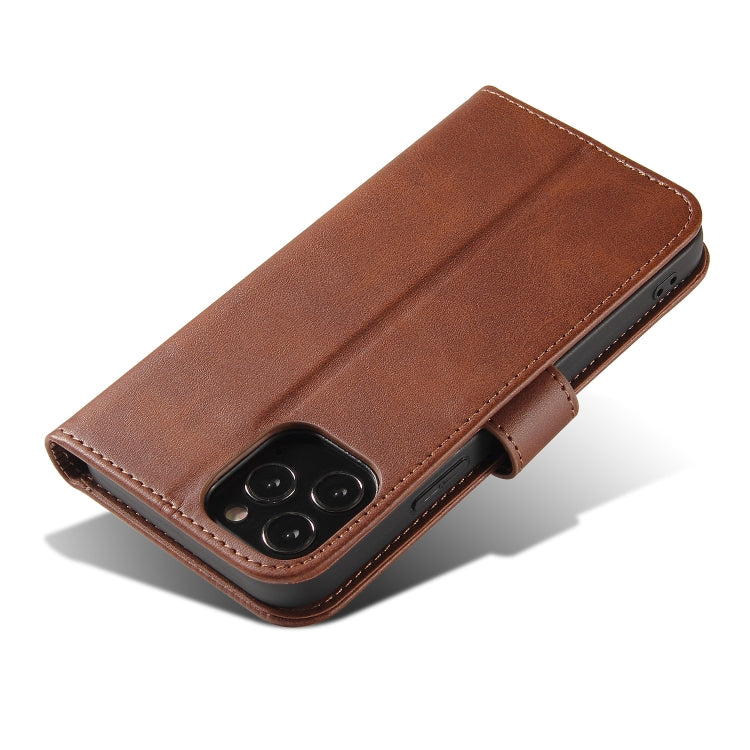 For iPhone 13 Calf Texture Buckle Horizontal Flip Leather Case with Holder & Card Slots & Wallet