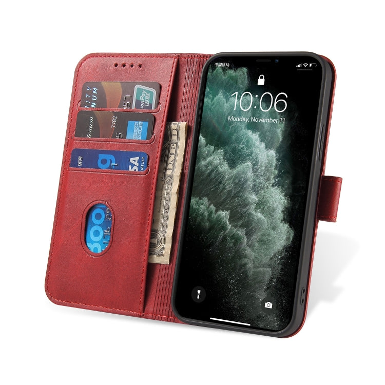 For iPhone 13 Pro Calf Texture Buckle Horizontal Flip Leather Case with Holder & Card Slots & Wallet