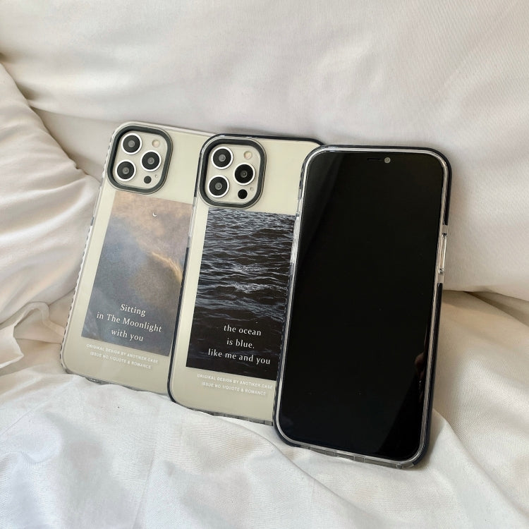 For iPhone 11 Pro Scenery Pattern Thickening TPU Protective Case