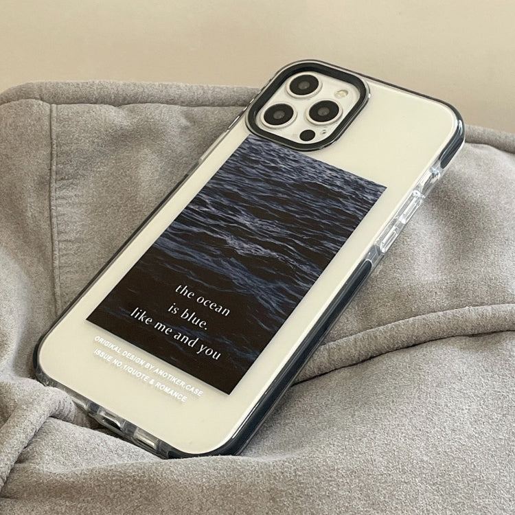 For iPhone 11 Pro Max Scenery Pattern Thickening TPU Protective Case