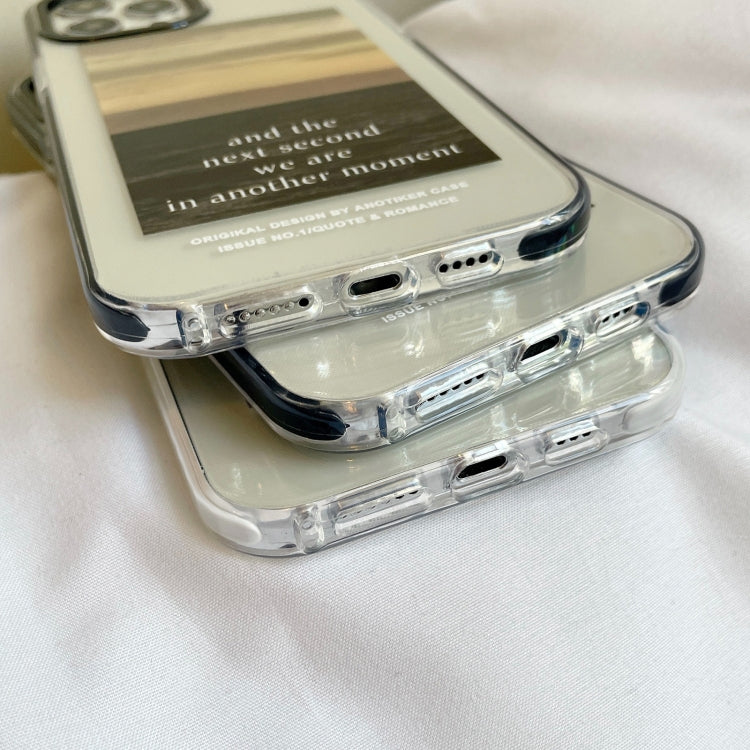 For iPhone 12 Pro Scenery Pattern Thickening TPU Protective Case