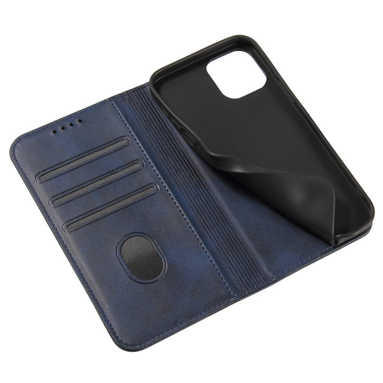 For iPhone 13 Pro Calf Texture Magnetic Horizontal Flip Leather Case with Holder & Card Slots & Wallet