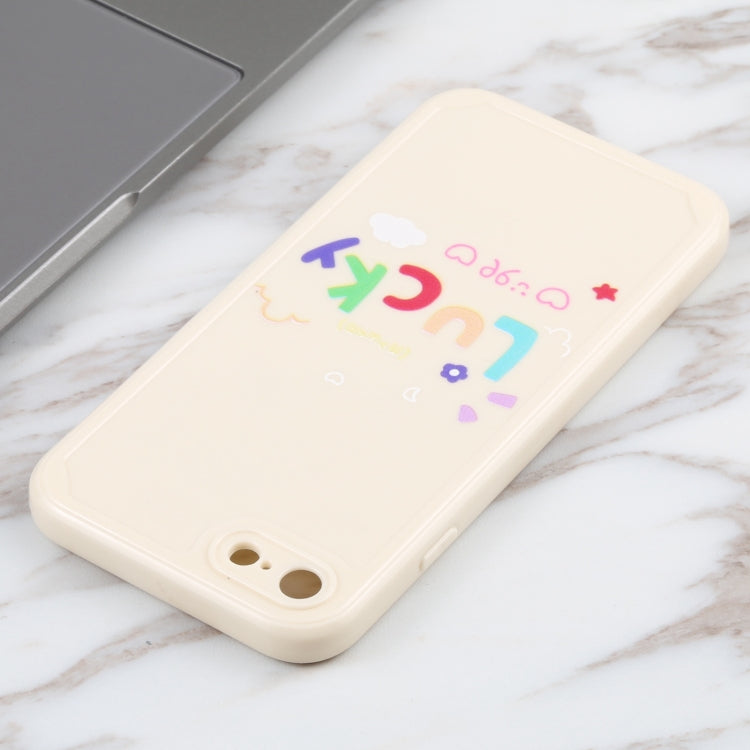 Lucky Letters TPU Soft Shockproof Case For iPhone 6 / 6s