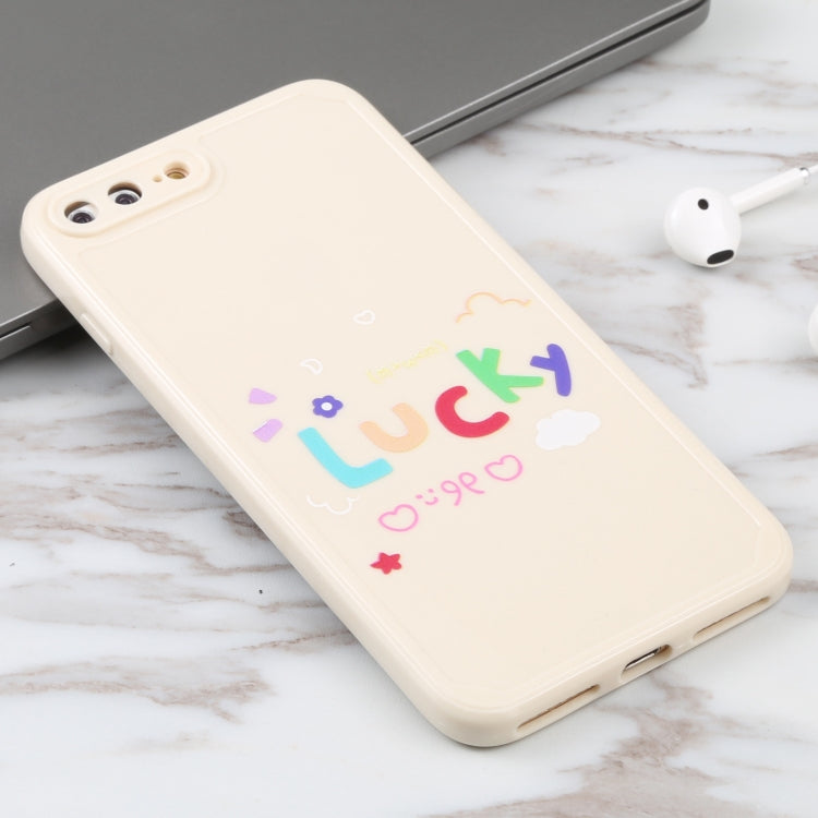 Lucky Letters TPU Soft Shockproof Case For iPhone 8 Plus / 7 Plus