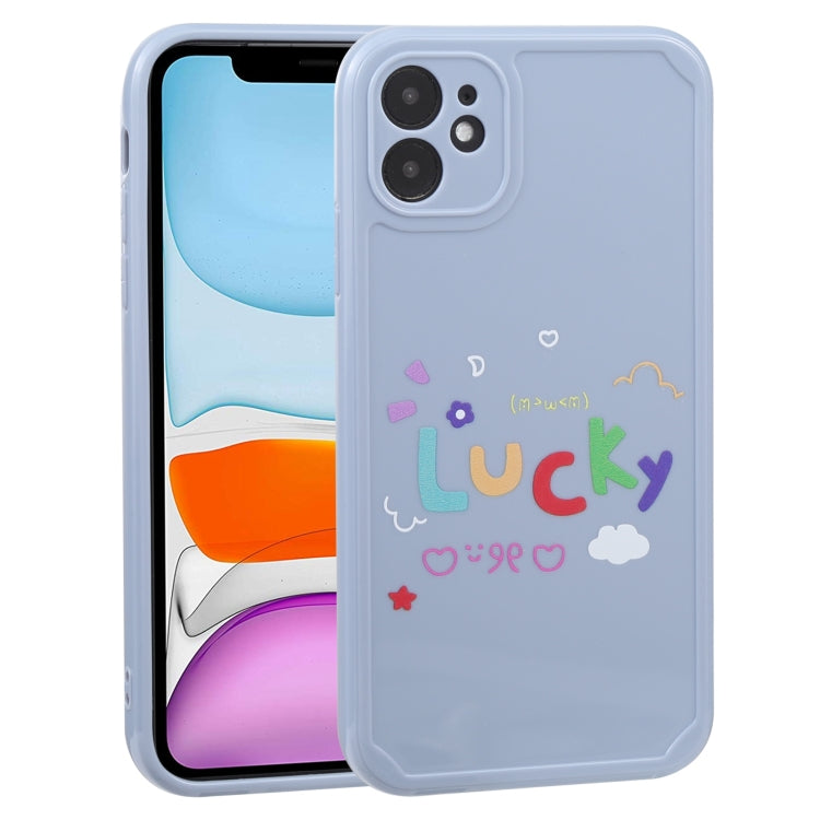 For iPhone 11 Lucky Letters TPU Soft Shockproof Case
