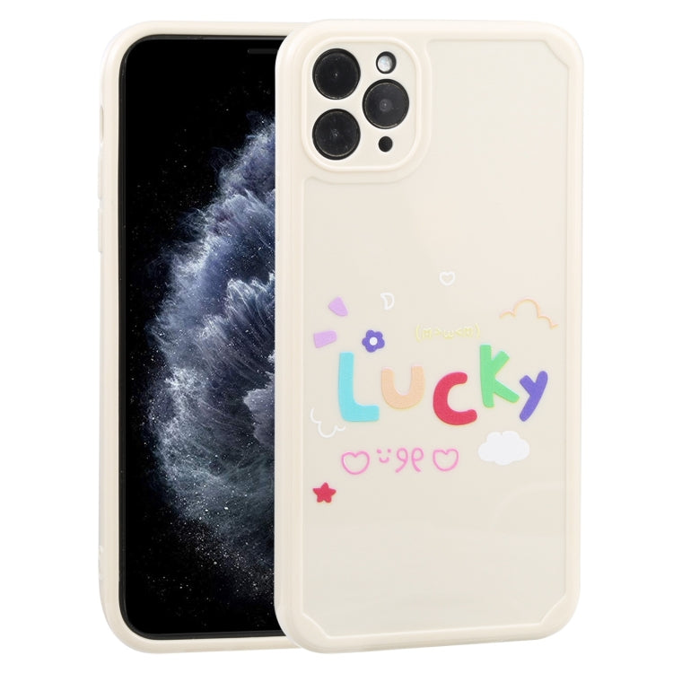 For iPhone 11 Pro Lucky Letters TPU Soft Shockproof Case