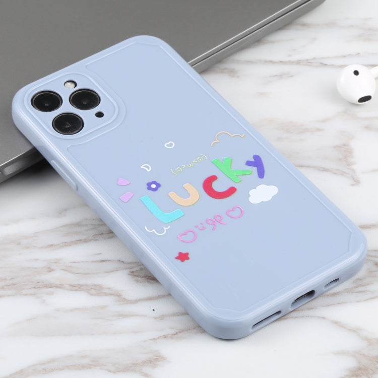For iPhone 11 Pro Lucky Letters TPU Soft Shockproof Case